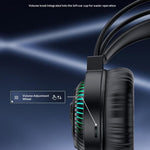 YESIDO EK06 Wired RGB Gaming Headset 40mm HD Speaker 360° Microphone Headphone for PC Computer