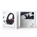 YESIDO EK07 Tri-Mode Gaming Headset Bluetooth-compatible 2.4G Wired Over Ear Headphones with Detachable Mic