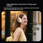 ERAZER L7 Pro trådløse Bluetooth-kompatible hovedtelefoner, ANC ENC-støjreducerende over-ear-headset til gaming (investeret af Lenovo)