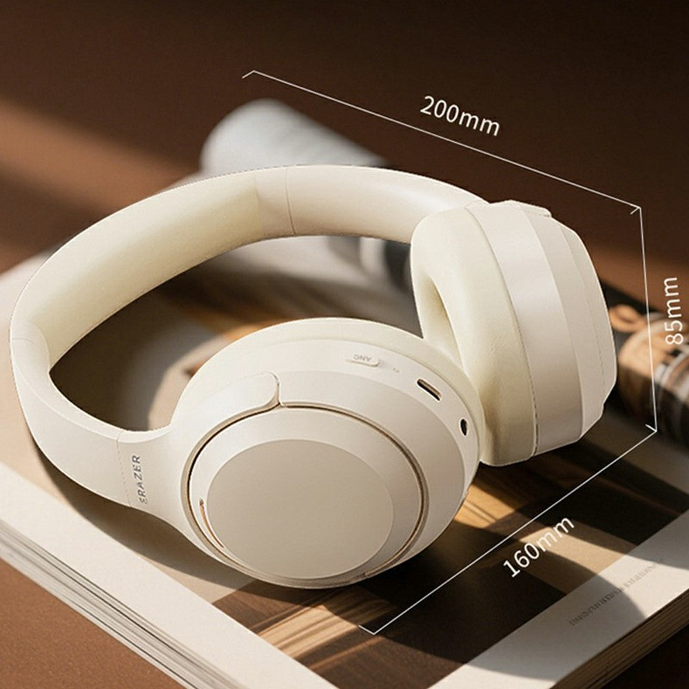 ERAZER L7 Pro trådløse Bluetooth-kompatible hovedtelefoner, ANC ENC-støjreducerende over-ear-headset til gaming (investeret af Lenovo)