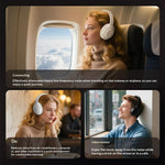 ERAZER L7 Pro trådløse Bluetooth-kompatible hovedtelefoner, ANC ENC-støjreducerende over-ear-headset til gaming (investeret af Lenovo)