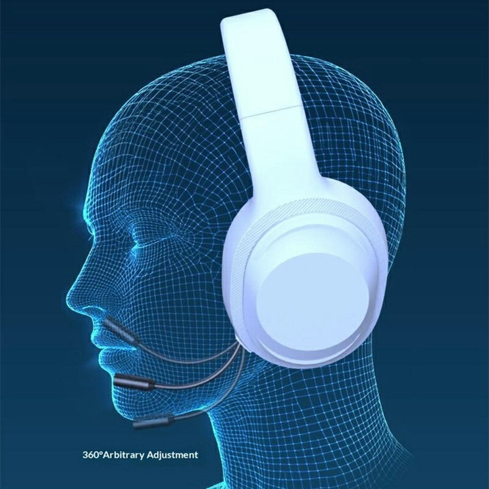 ERAZER L5 Lite Trådbundet Gamingheadset med Dubbla 3,5 mm-kontakter Over-Ear-hörlurar för PC, PS4 och Xbox (Investerat av Lenovo)