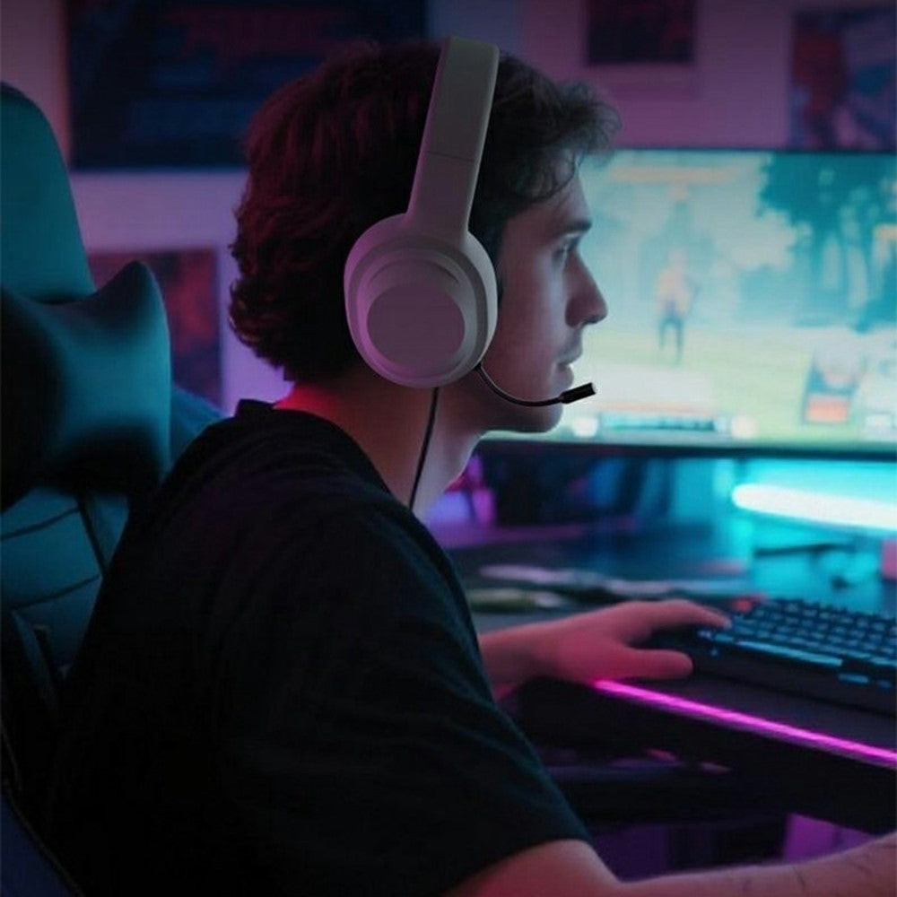 ERAZER L5 Lite Trådbundet Gamingheadset med Dubbla 3,5 mm-kontakter Over-Ear-hörlurar för PC, PS4 och Xbox (Investerat av Lenovo)