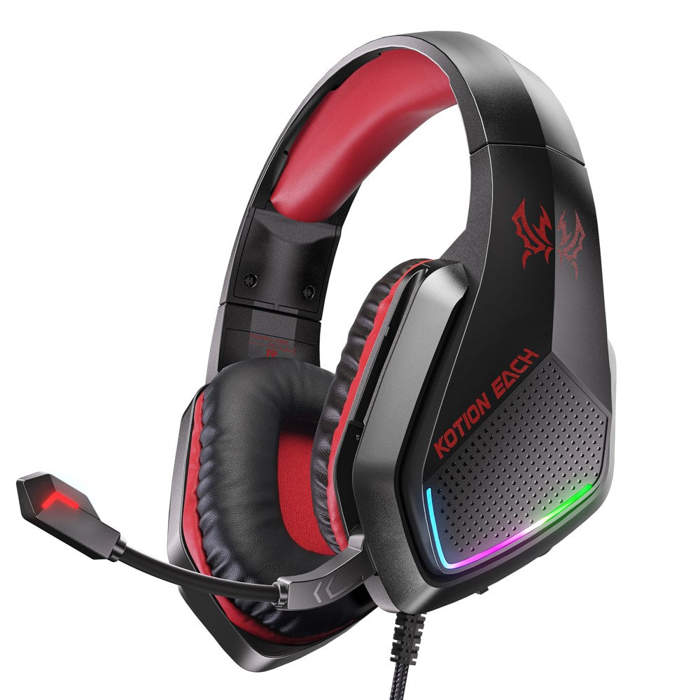 KOTION EACH G5000 Gaming Headset with Mic 7.1 Surround Sound RGB LED Headphones for PS4  /  PS5  /  PC  /  Xbox