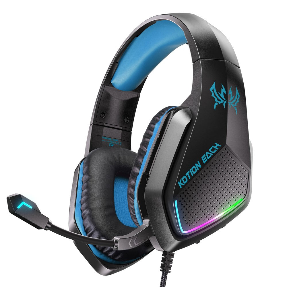 KOTION EACH G5000 Gaming Headset with Mic 7.1 Surround Sound RGB LED Headphones for PS4  /  PS5  /  PC  /  Xbox