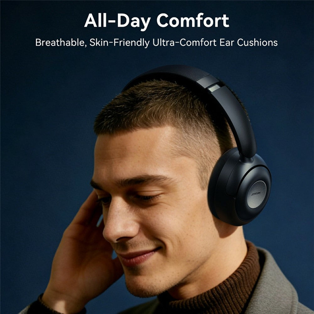 JOYROOM JR-JH3 Bluetooth-kompatible hovedtelefoner Hybrid Aktiv Støjreducerende Over-Ear Headset med 3,5 mm lydkabel