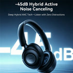 JOYROOM JR-JH3 Bluetooth-kompatible hovedtelefoner Hybrid Aktiv Støjreducerende Over-Ear Headset med 3,5 mm lydkabel