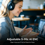 JOYROOM JR-JH3 Bluetooth-kompatible hovedtelefoner Hybrid Aktiv Støjreducerende Over-Ear Headset med 3,5 mm lydkabel