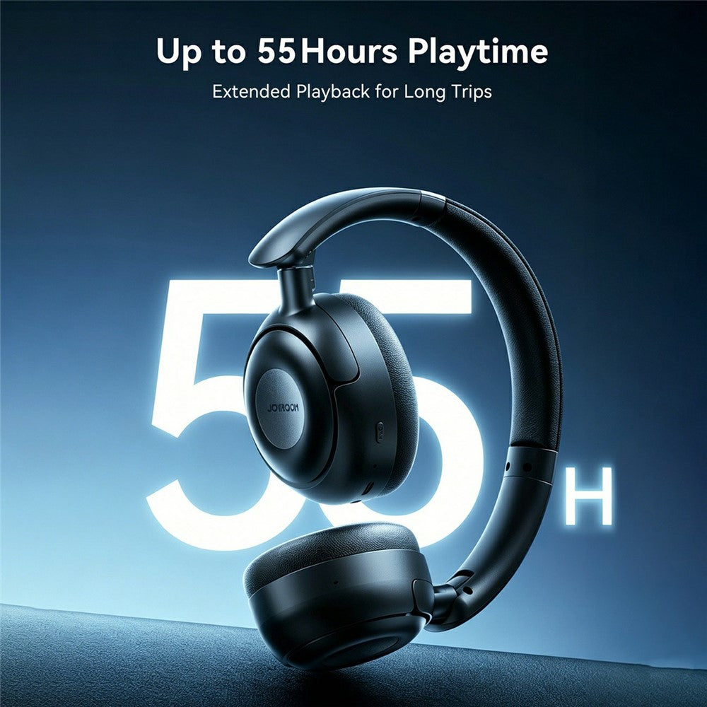 JOYROOM JR-JH3 Bluetooth-kompatible hovedtelefoner Hybrid Aktiv Støjreducerende Over-Ear Headset med 3,5 mm lydkabel
