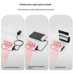 KKCOBVR i3 IR Tracking Base Station for Meta Quest 3  /  3S  /  Pro Infrared Enhancement Light 4-Level Brightness VR Accessory