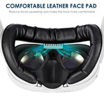 KKCOBVR K3 VR Headset Køleventilator Maske til Meta Quest 3 Anti-dug Ventilation Åndbart Ansigtsdækken