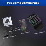 HXSJ P5+V100+A867 Gaming Tastatur Mus Konsol Controller Adapter Konverter Sæt til PS5 / PS4 / PS3 / Xbox One / Xbox 360 / Nintendo Switch