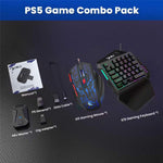 HXSJ P5+V100+H300 Tastatur Mus Konverter Kit 1000Hz Gaming Konsol Controller Adapter Sæt til PS5 / PS3 / PS4 / Xbox One / Xbox 360 / Nintendo Switch