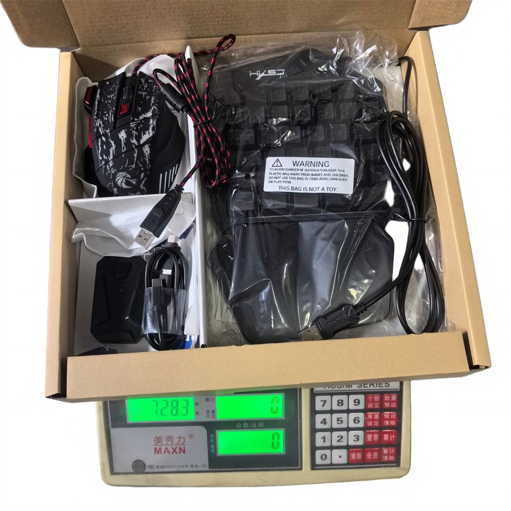 HXSJ P5+V100+H300 Tastatur Mus Konverter Kit 1000Hz Gaming Konsol Controller Adapter Sæt til PS5 / PS3 / PS4 / Xbox One / Xbox 360 / Nintendo Switch