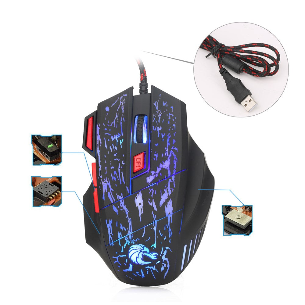HXSJ P5+V100+H300 Tastatur Mus Konverter Kit 1000Hz Gaming Konsol Controller Adapter Sæt til PS5 / PS3 / PS4 / Xbox One / Xbox 360 / Nintendo Switch