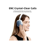 EL-GT5 Wireless Bluetooth-compatible Headphone ANC Noise Cancelling 140H Playtime Headset for Gaming Music