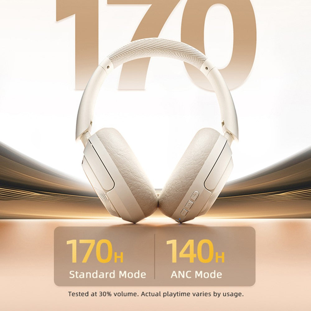 ZAODON YUNX Bluetooth-compatible Headphones 50dB ANC Noise Cancelling Over-Ear Wireless Headset