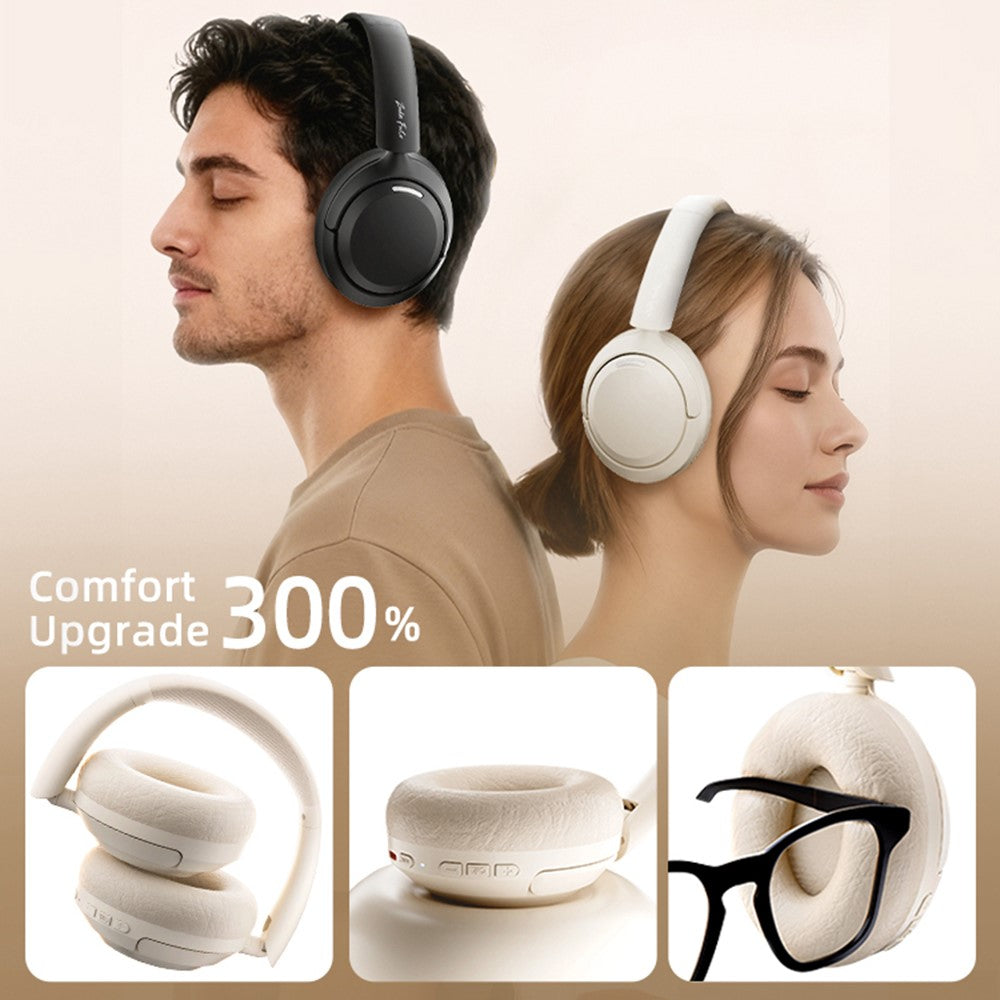 ZAODON YUNX Bluetooth-compatible Headphones 50dB ANC Noise Cancelling Over-Ear Wireless Headset