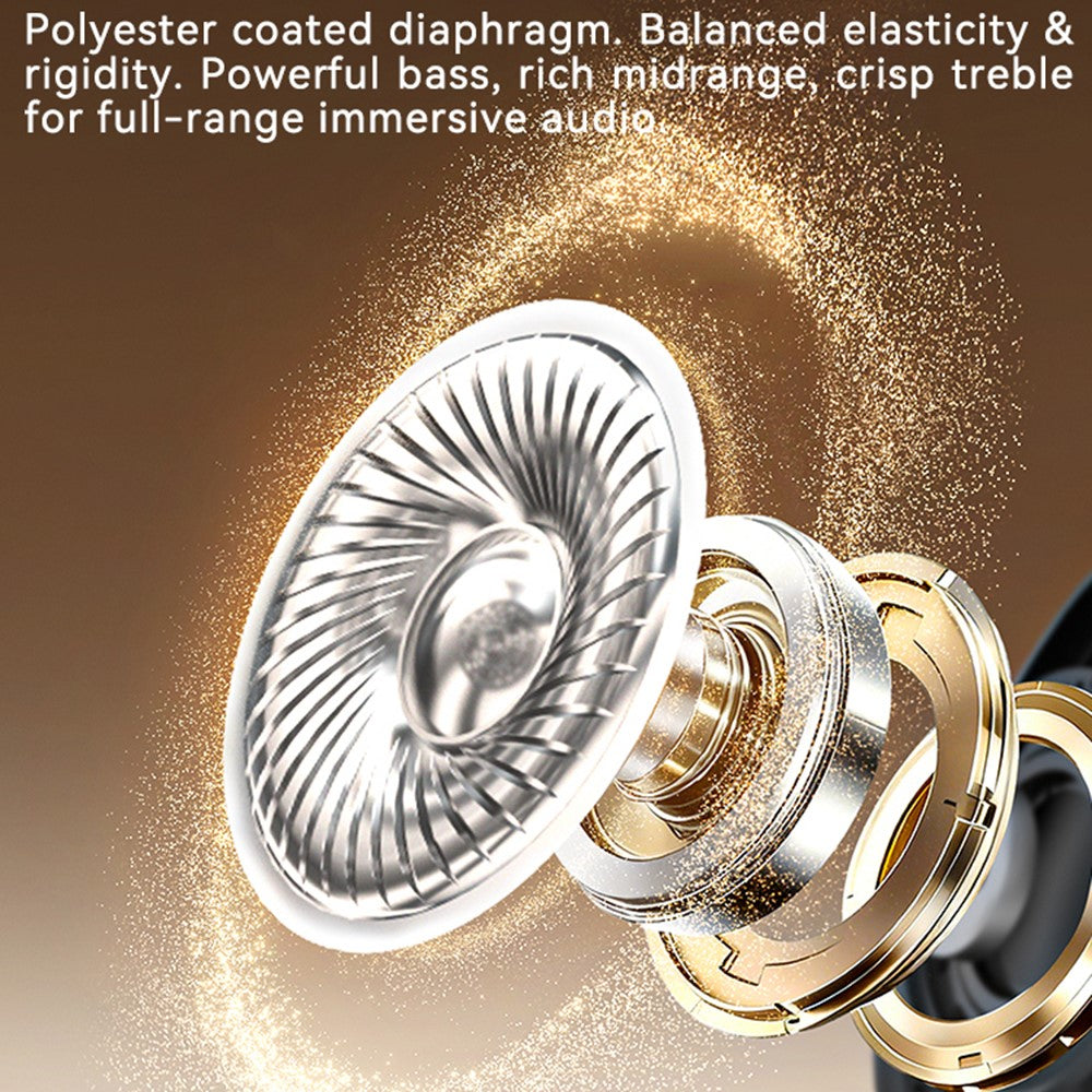 ZAODON YUNX Bluetooth-compatible Headphones 50dB ANC Noise Cancelling Over-Ear Wireless Headset