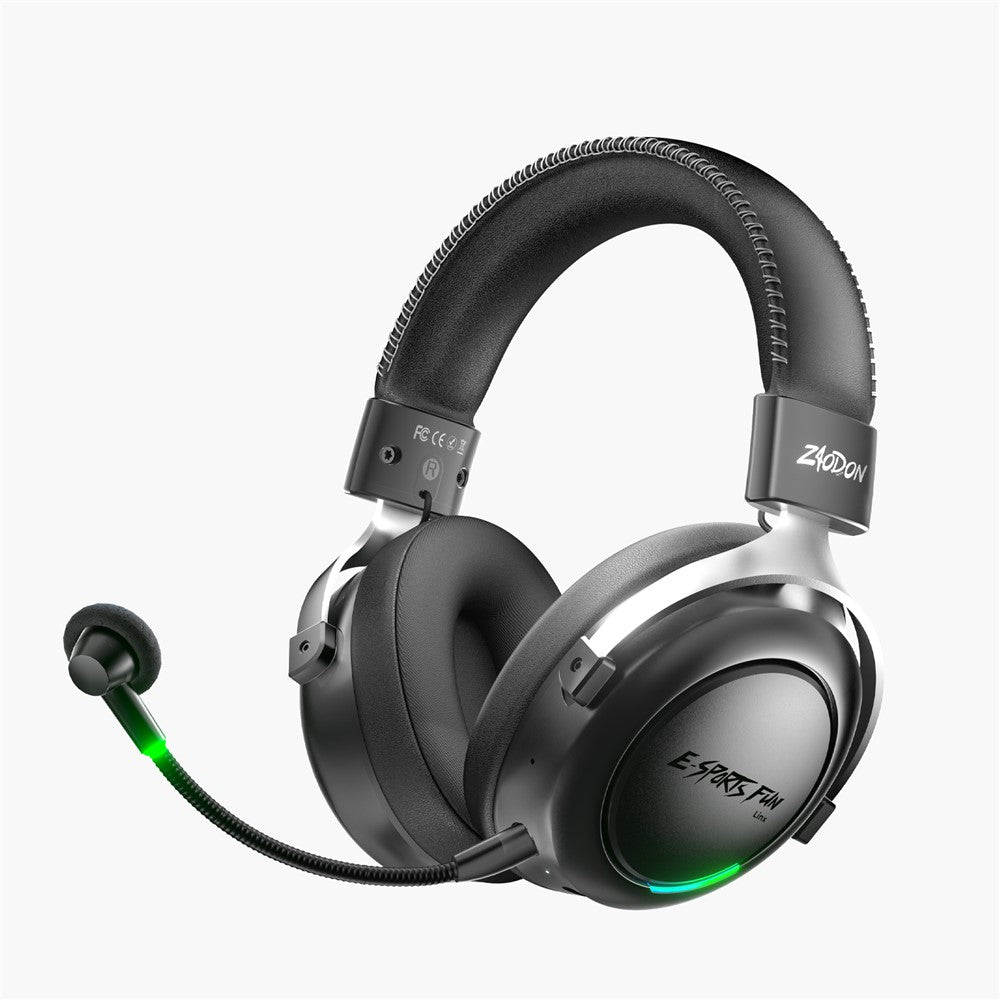 ZAODON LINX Gaming Headset 53mm Drivers 2000mAh 4-Mode Connectivity Bluetooth-compatible 6.0 Over-Ear Headphones