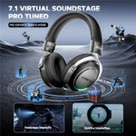 ZAODON LINX Gaming Headset 53mm Drivers 2000mAh 4-Mode Connectivity Bluetooth-compatible 6.0 Over-Ear Headphones