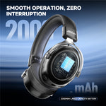 ZAODON LINX Gaming Headset 53mm Drivers 2000mAh 4-Mode Connectivity Bluetooth-compatible 6.0 Over-Ear Headphones