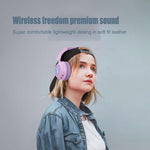 BT08C Children Wireless Over-Ear Headphones Bluetooth-compatible 6.0 Headset with RGB Light