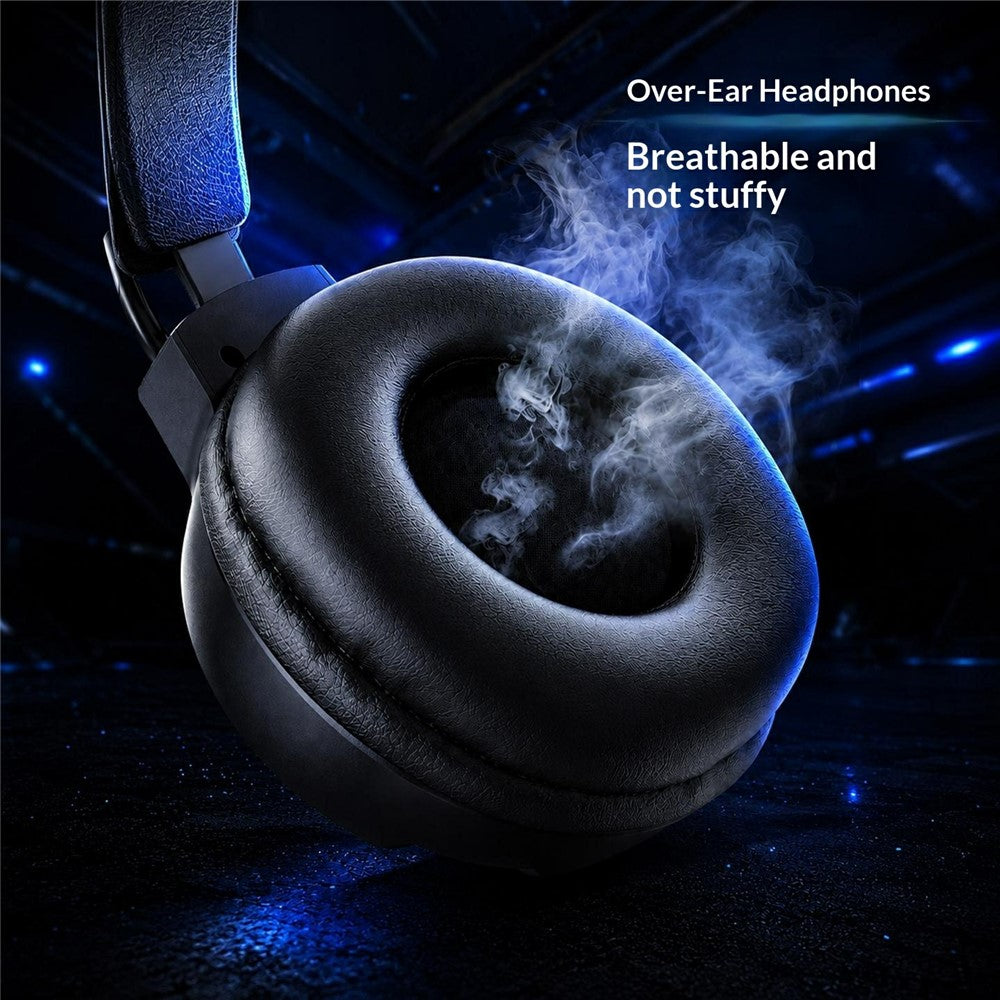 ERAZER HT68 1.8m USB Wired Gaming Headset 50mm Driver RGB Glow Over-Ear Headphone for Gaming (Invested By Lenovo)