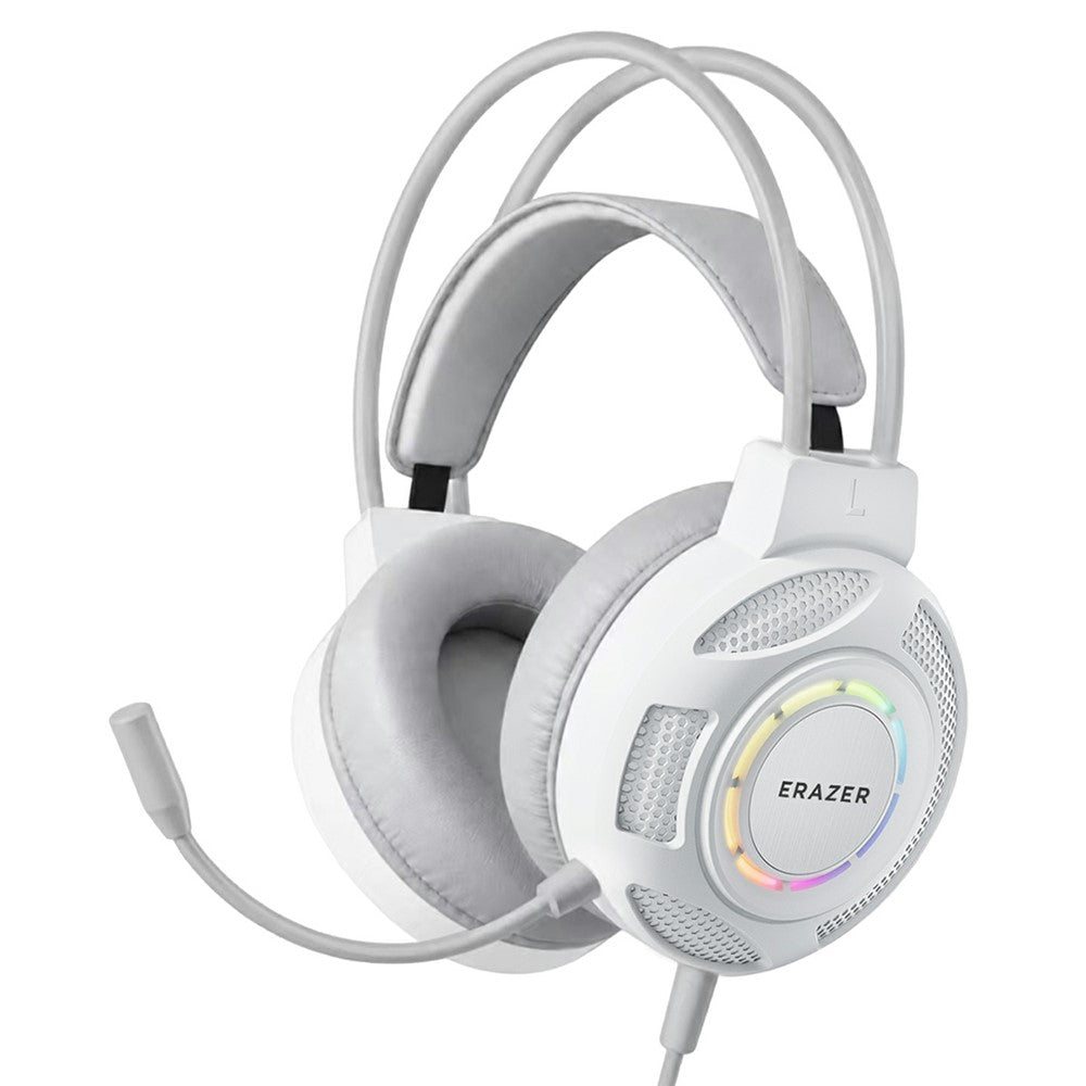 ERAZER HT68 1.8m USB Wired Gaming Headset 50mm Driver RGB Glow Over-Ear Headphone for Gaming (Invested By Lenovo)