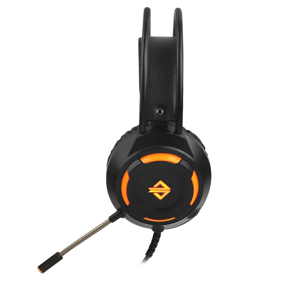 AJAZZ AX120 Gaming Headset Over Ear Headphone 3.5mm + USB Plug with Noise-Reduction Mic