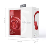FINGERTIME P1 Foldbar Bluetooth-kompatibel trådløs hovedtelefon Stereo Telefon PC Musik Gaming Headset med indbygget mikrofon (CE-certificeret)