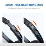DANYIN BH109 3.5mm/USB Wired Business Headset Telephone Headphone with Microphone
