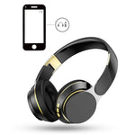 GN-25 Bass Over-head Headphone Stereo Headset Bluetooth-compatible Earphone with 40mm Vibrating Diaphragm and 3.5mm Audio Jack