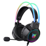 ONIKUMA X15 Pro Gaming Headset 3.5mm Kabelbaseret Headset Surround Sound Gaming-hovedtelefon med RGB-belysningseffekt