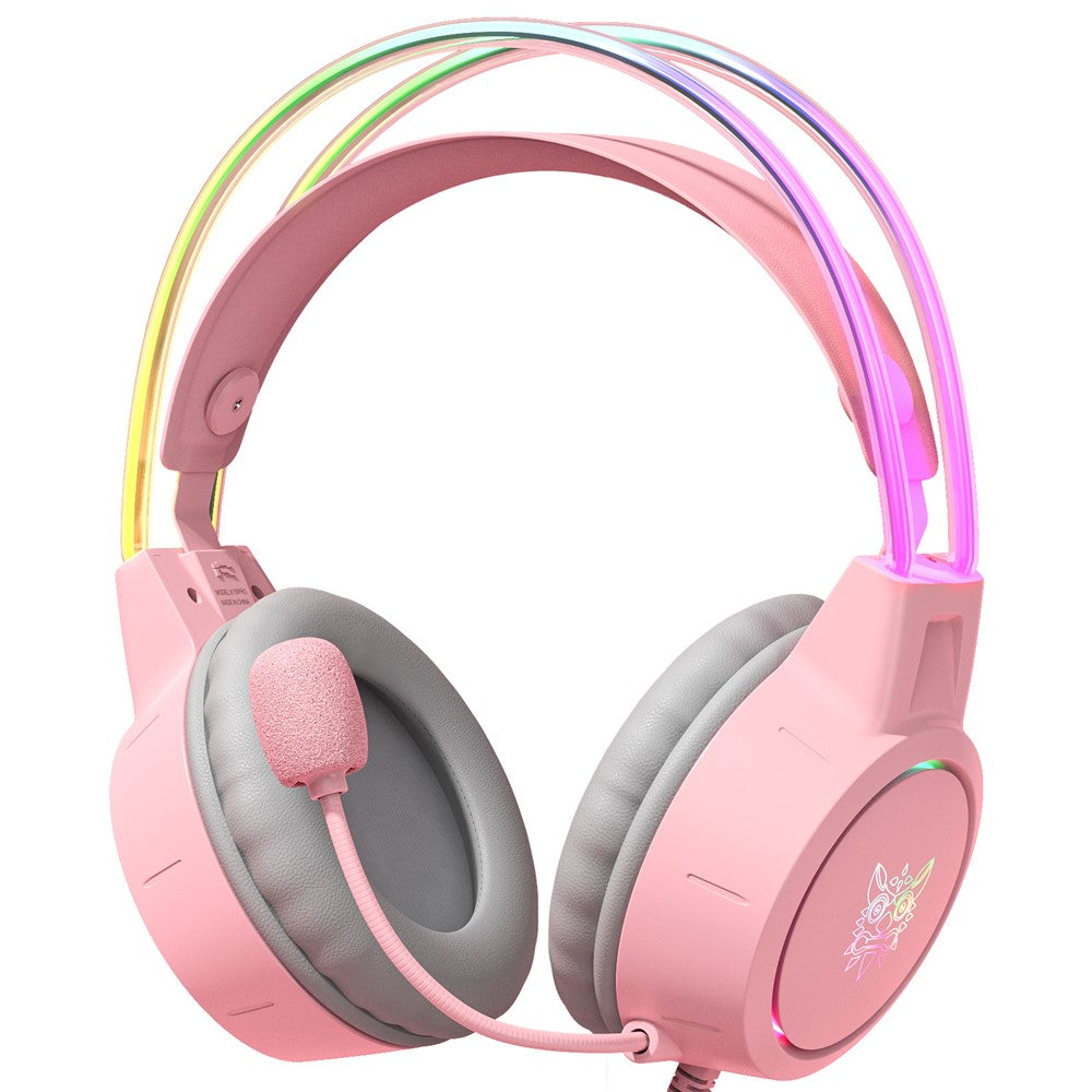 ONIKUMA X15 Pro Gaming Headset 3.5mm Kabelbaseret Headset Surround Sound Gaming-hovedtelefon med RGB-belysningseffekt