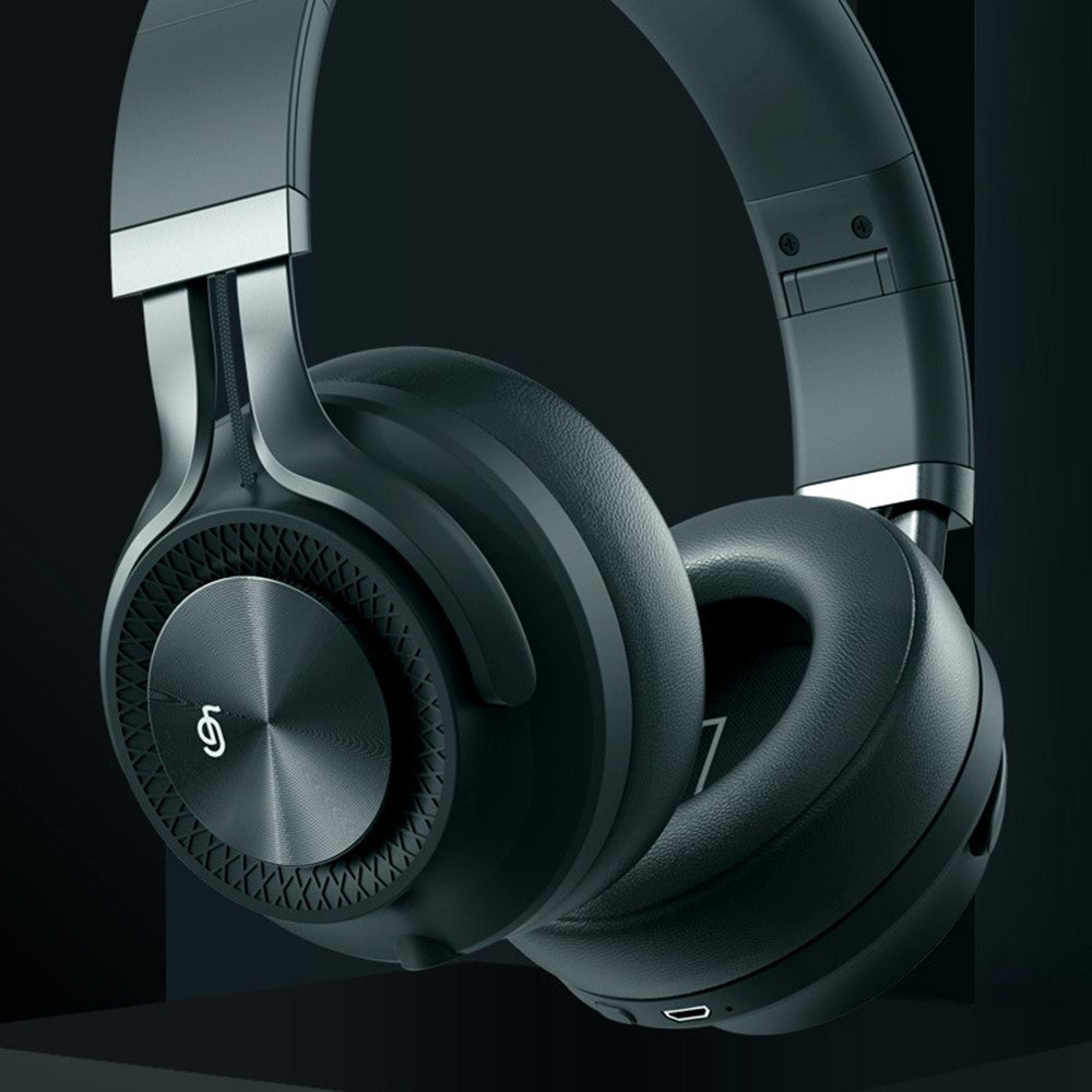FINGERTIME trådløst headset, foldbart, Bluetooth-kompatibelt, ANC støjreducerende stereo musik-hovedtelefon