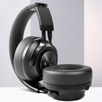 FINGERTIME trådløst headset, foldbart, Bluetooth-kompatibelt, ANC støjreducerende stereo musik-hovedtelefon