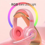 Y20 RGB Light Design Head-mounted Wired Bass Stereo Sound Headphone Computer Gaming Headset with Mic (CE Certificated)