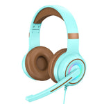 Y20 RGB Light Design Head-mounted Wired Bass Stereo Sound Headphone Computer Gaming Headset with Mic (CE Certificated)
