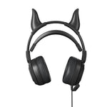 SY-G25 Devil Ears Design RGB Lighting Wired Control Gaming Earphone 3D Surround Sound Game Headset with HD Mic