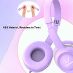 VINAMASS A63 Kablet Børnehovedtelefon Udtrækkeligt Hovedbånd HiFi Musik 85db Børneheadset