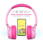 GORSUN GS-E62 Ear-Cover Children Bluetooth-compatible Headset Folding Headphones Wireless Earphones for Mobile Phone Tablet PC