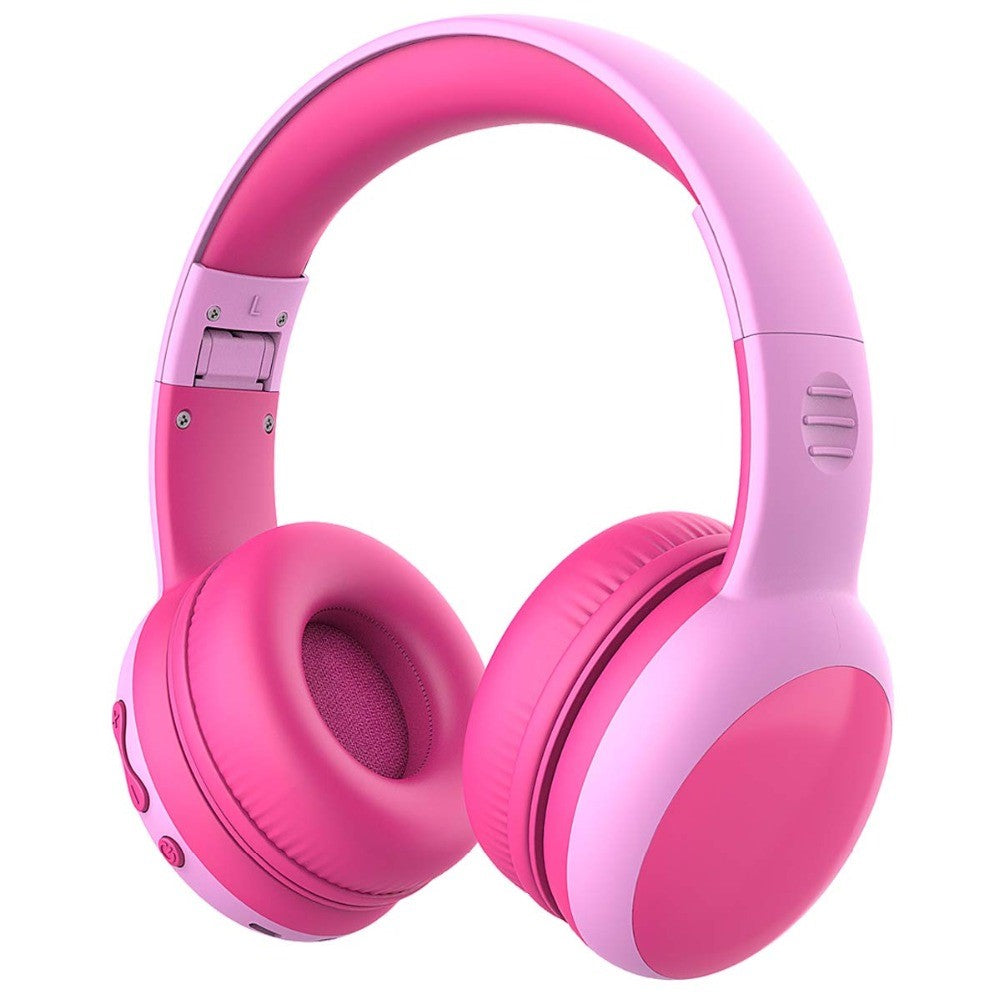 GORSUN GS-E61 Kids Over-ear Bluetooth-compatible Headphone Foldable Earphone Children Music 3.5mm AUX Headset with Detachable Cat Ears Decor