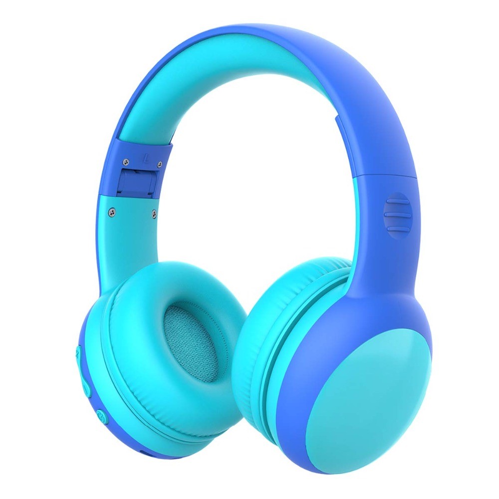 GORSUN GS-E61 Kids Over-ear Bluetooth-compatible Headphone Foldable Earphone Children Music 3.5mm AUX Headset with Detachable Cat Ears Decor