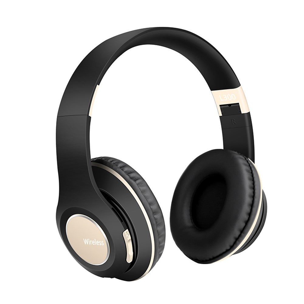 L300 Over-ear Wireless Headset Foldable Bluetooth-compatible 5.0 HiFi Stereo Sound Noise Cancelling Headphone