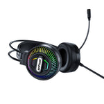 BATXELLENT H46 RGB-belysning Kabelforbundne hovedtelefoner Gaming Headset med Mikrofon