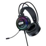 BATXELLENT H46 RGB-belysning Kabelforbundne hovedtelefoner Gaming Headset med Mikrofon