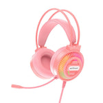 BATXELLENT H46 RGB-belysning Kabelforbundne hovedtelefoner Gaming Headset med Mikrofon