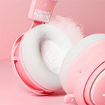 SOMIC GS510 2.4G Trådløst Over-Ear E-sports Headset Søde Katteører RGB LED Lys Musik Gaming Live Headset