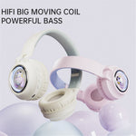 FINGERTIME Q1 BT5.3 Space Capsule Wireless Headset with Breathing Light Bluetooth-compatible Headphone for Kids